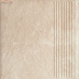 Клинкерная плитка Ceramika Paradyz Scandiano Beige ступень простая (30x30)